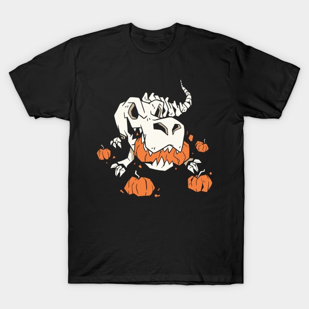 Halloween Dinosaur T-Shirt by LR_Collections